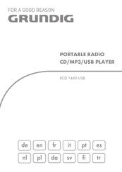 Grundig RCD 1440 USB Handleiding