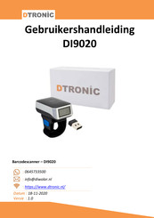 Dtronic DI9020 Gebruikershandleiding