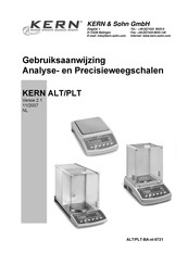 KERN PLT 2000-3DM Gebruiksaanwijzing