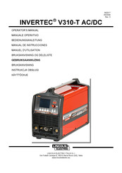 Lincoln Electric INVERTEC V310-T AC/DC Gebruiksaanwijzing