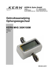 KERN and SOHN MHS 300K100M Gebruiksaanwijzing