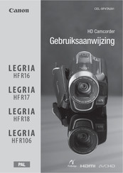 Canon LEGRIA HF R16 Gebruiksaanwijzing