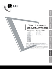 LG 42PC3RV Series Gebruiksaanwijzing