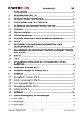 Powerplus POWEB2530 Gebruiksaanwijzing