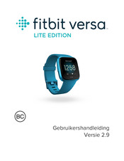 Fitbit Versa Lite Edition Gebruikershandleiding