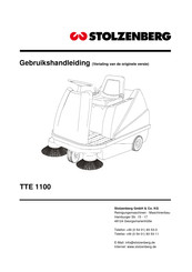 Stolzenberg TTE 1100 Gebruikershandleiding