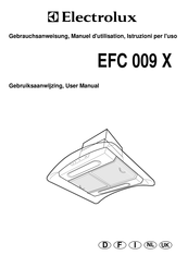 Electrolux EFC 009 X Gebruiksaanwijzing