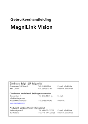 LVI MagniLink Vision Series Gebruikershandleiding