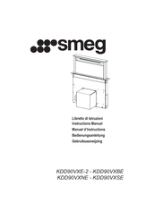 Smeg KDD90VXE-2 Gebruiksaanwijzing