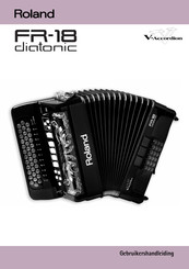 Roland V-Accardion RF-18 Diatonic Gebruikershandleiding