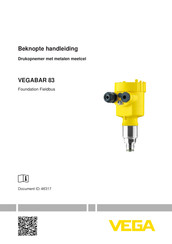 Vega VEGABAR 83 Beknopte Handleiding