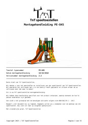 TNT PE-845 Montagehandleiding