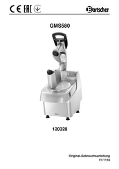 Bartscher GMS580 Gebruiksaanwijzing