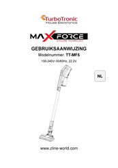 TurboTronic MAX FORCE TT-MF5 Gebruiksaanwijzing