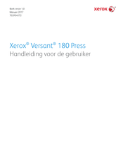 Xerox 180 Press Handleiding Voor De Gebruiker