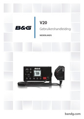 B&G V20 Gebruikershandleiding