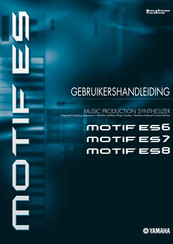 Yamaha MOTIF ES7 Gebruikershandleiding