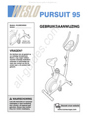 Weslo WLEMEX09920 Gebruiksaanwijzing