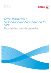 Xerox WorkCentre 5790 Handleiding Voor De Gebruiker