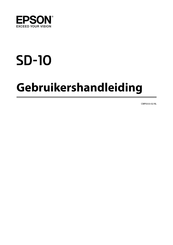 Epson SD-10 Gebruikershandleiding