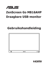 ASus ZenScreen Go MB16AHP Gebruikshandleiding