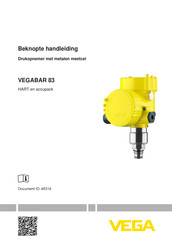 Vega VEGABAR 83 Beknopte Handleiding