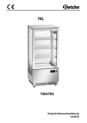 Bartscher 700478G Gebruiksaanwijzing