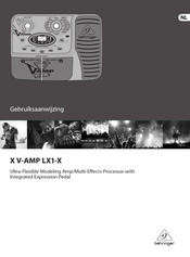 Behringer X V-AMP LX1-X Gebruiksaanwijzing