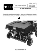 Toro 09600 Gebruikershandleiding