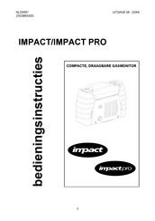 Zellweger IMPACT PRO Bedieningsinstructies