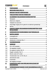 Powerplus POWX0561 Handleiding