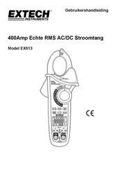 Extech Instruments EX613 Gebruikershandleiding