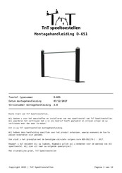 TNT D-651 Montagehandleiding