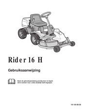 Husqvarna Rider 16 H Gebruiksaanwijzing