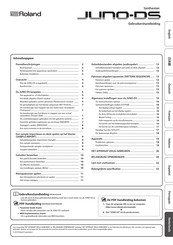 Roland Juno-DS Gebruikershandleiding
