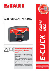 Rauch E-CLICK MDS Gebruiksaanwijzing