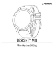 Garmin DESCENT MK1 Gebruikershandleiding