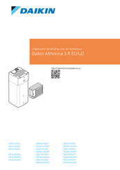 Daikin Altherma 3 R ECH2O EBSX16P50DF Uitgebreide Handleiding Voor De Installateur