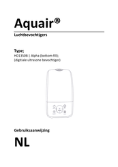 Aquair ALPHA Gebruiksaanwijzing