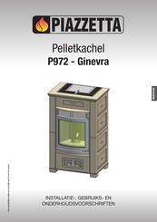 Piazzetta Ginevra P972 Onderhoudsvoorschriften