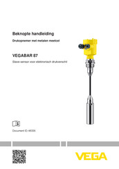 Vega VEGABAR 87 Beknopte Handleiding