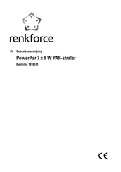Conrad Renkforce PowerPar 7x8 W PAR-straler Gebruiksaanwijzing