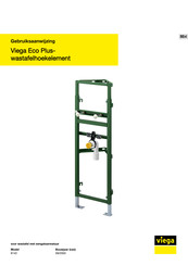 Viega Eco Plus 8142 Gebruiksaanwijzing