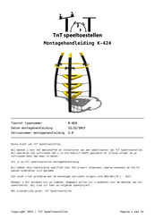 TNT K-424 Montagehandleiding