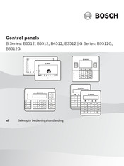 Bosch G Series Bedieningshandleiding