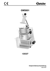 Bartscher GMS601 Gebruiksaanwijzing