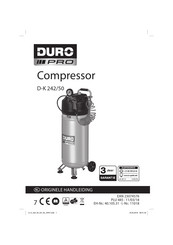 DURO PRO 40.105.31 Handleiding