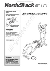 NordicTrack NTEVEL90910.0 Gebruikershandleiding