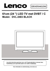 LENCO DVL-2483 BLACK Gebruikershandleiding