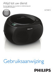 Philips AZ100/12 Gebruiksaanwijzing